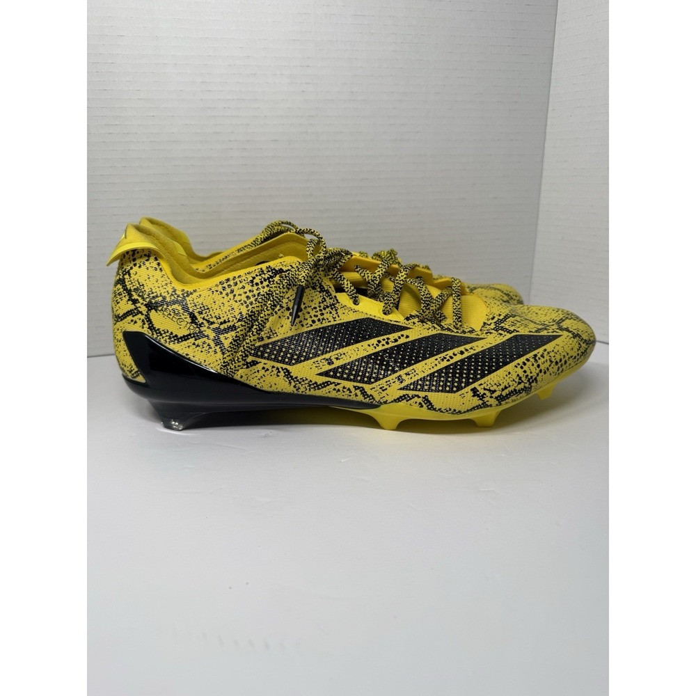 New adidas Mens 15 ADIZERO ELECTRIC II Exotic Speed Football Cleat Yellow IE3893 - Picture 8 of 16